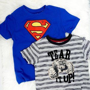 🛍Boys shirt bundle. monster truck and superman